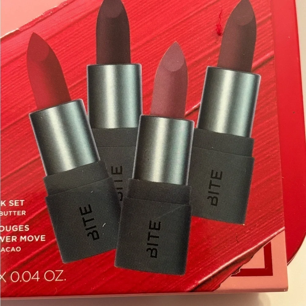 Bite Beauty Mini Power Move Lipstick Set nwt